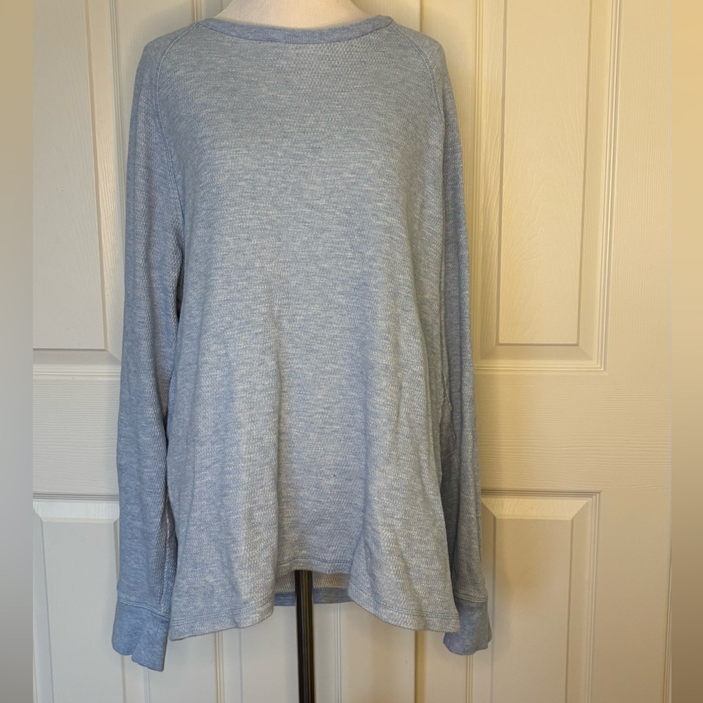 Light Blue Long Sleeve Men's Tee